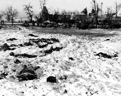 Massacre of American soldiers near Malmedy, 1944