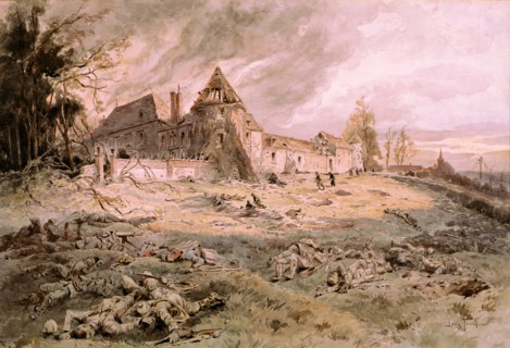 Trinquier, Le soir du 9 septembre 1914 au château de Moudermont
