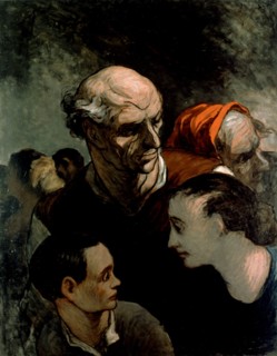Daumier, Famille sur les barricades en 1848