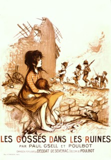 Poster by Poulbot: Kids in ruins