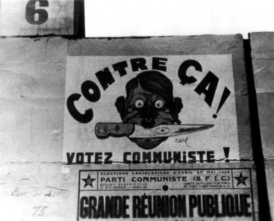 Affiche électorale du Parti communiste français, 1936