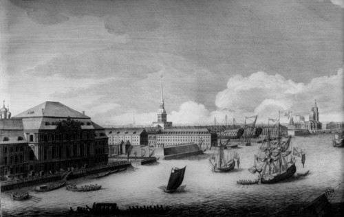 Saint-Pétersbourg, Vue des rives de la Neva