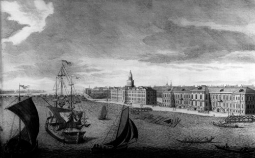 Saint-Pétersbourg, Vue des rives de la Neva