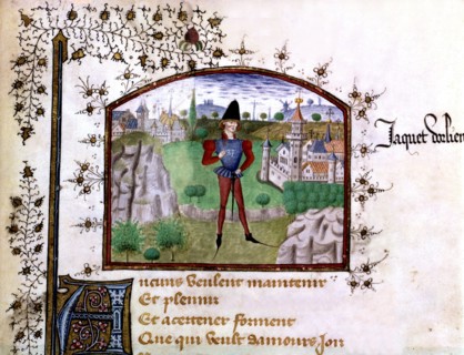Poème composé par Jean Sénéchal, chevalier chambellan du roi Charles VI