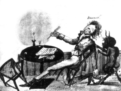 Caricature by Pushkin