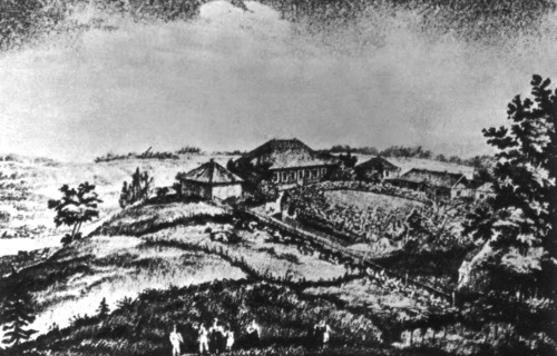 Vie d'Alexandre Pouchkine (1799-1837), litographie