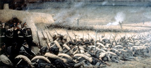 Anonyme, 1877-1878, Avant l'attaque (campagne de Russie, Napoléon 1er)