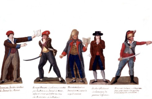 Paul Etienne Lesueur, Types de révolutionnaires