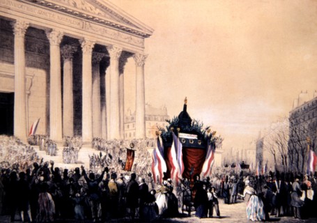 Obsèque des victimes des fusillades de février 1848