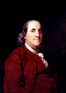 Wright, Portrait de Benjamin Franklin