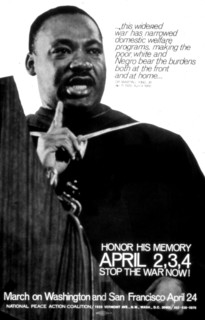 Poster, Martin Luther King delivering a speech during the March for Civil Rights