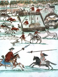 Illustration de Florian Baucke (1749-1767). Zwettler Codex. Vie des indiens Guaranis vue par un père jésuite