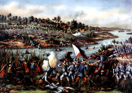 Battle of Paleo (Manila) between Spaniards and Philipinos (1899)