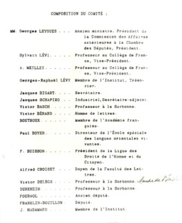 Formation of the French committee for information and action for Jewish people in neutral countries
