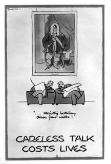 Caricature d'Hitler utilisée contre l'espionnage, 1940