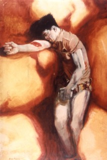 Peinture de Robert T. Myers. "The Bitter End"