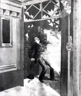 Attentat anarchiste à l'église de la Madeleine. Paris - 1894