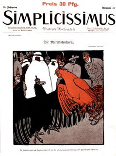 Crisis between France and Germany in front of the great powers (1905)