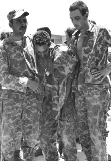Landing at the Bay of Pigs. Mercenaries made prisonners