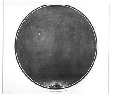 Etienne-Louis Boullée, inner view of Newton's cenotaph