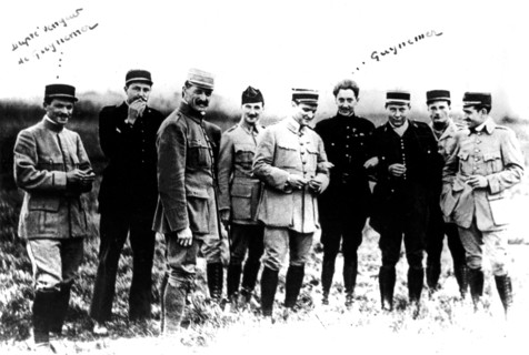France. The "stork squadron" with Guynemer and Dupré
