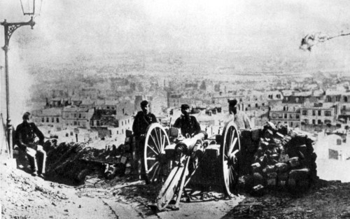 Barricade of the Communards at the Butte Montmartre