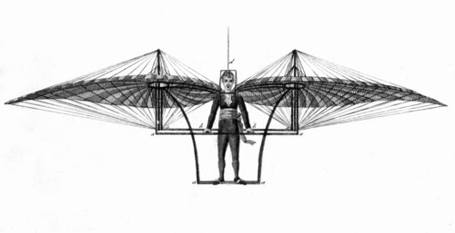 A flying man