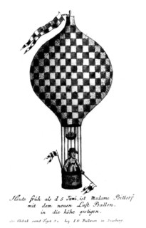 Woman in a balloon