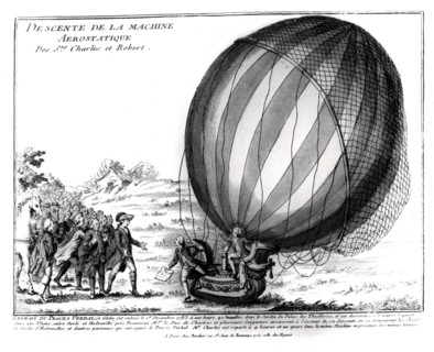 Hydrogen-filled balloon