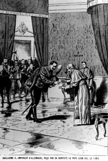 William II of Germany received by Pope Leo XIII