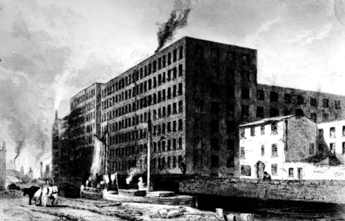 Manchester. Cotton manufacture at Union Street