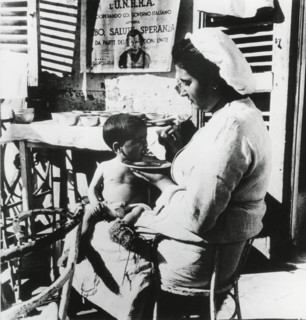 Action de l'UNRRA en Italie entre 1945 et 1948.