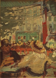 Dufy, Terrace Cafe at Martigues
