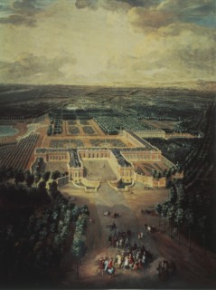 Martin, Versailles, vue sur le Grand Trianon