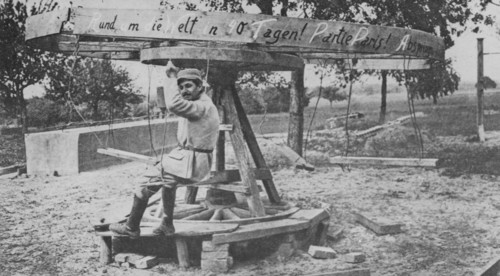 Game for German soldiers during the First World War