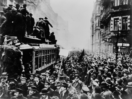 German Revolution. The Spartacists, November 1918