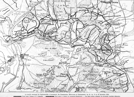 Map of the Battle of Verdun