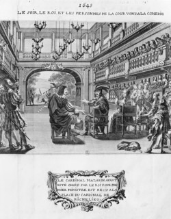 Louis XIII of France with Mazarin