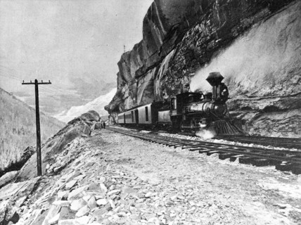 Route qui mène à la région du Klondike