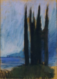 Ury, Cypress trees
