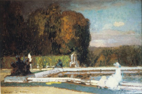 Guirand de Scévola, Dans les jardins de Versailles