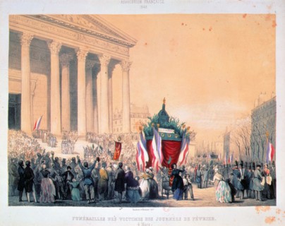 Funérailles des victimes de la Révolution de 1848