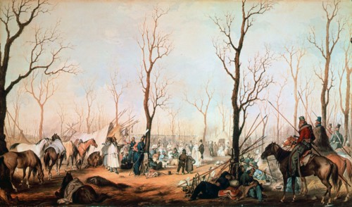 Anonymous, The Cossacks at the Champs Elysées, 1814