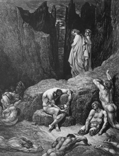 Doré, Illustration pour la Divine Comédie de Dante