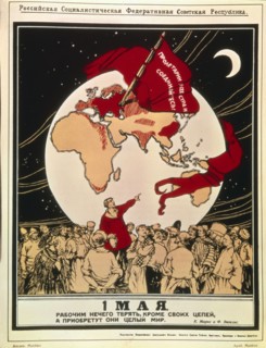 Russian propaganda poster