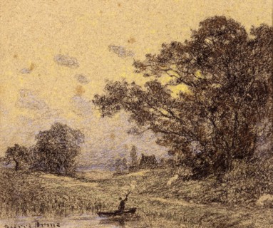 Prins, Edge of a Pond in Seine-et-Oise