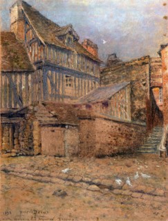 Prins, Vieilles maisons à Fécamp, Normandie