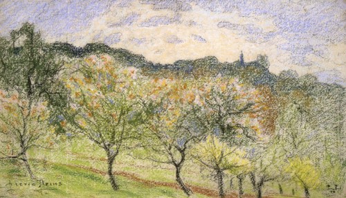 Prins, Apple trees in bloom