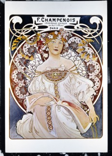 Mucha, Affiche pour F. Champenois