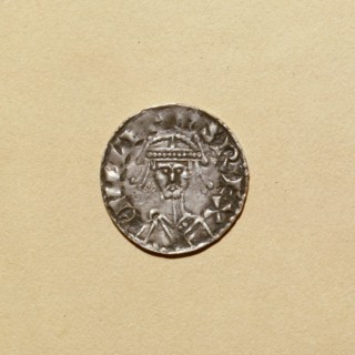 Recto d'un denier d'argent de Guillaume le Conquérant